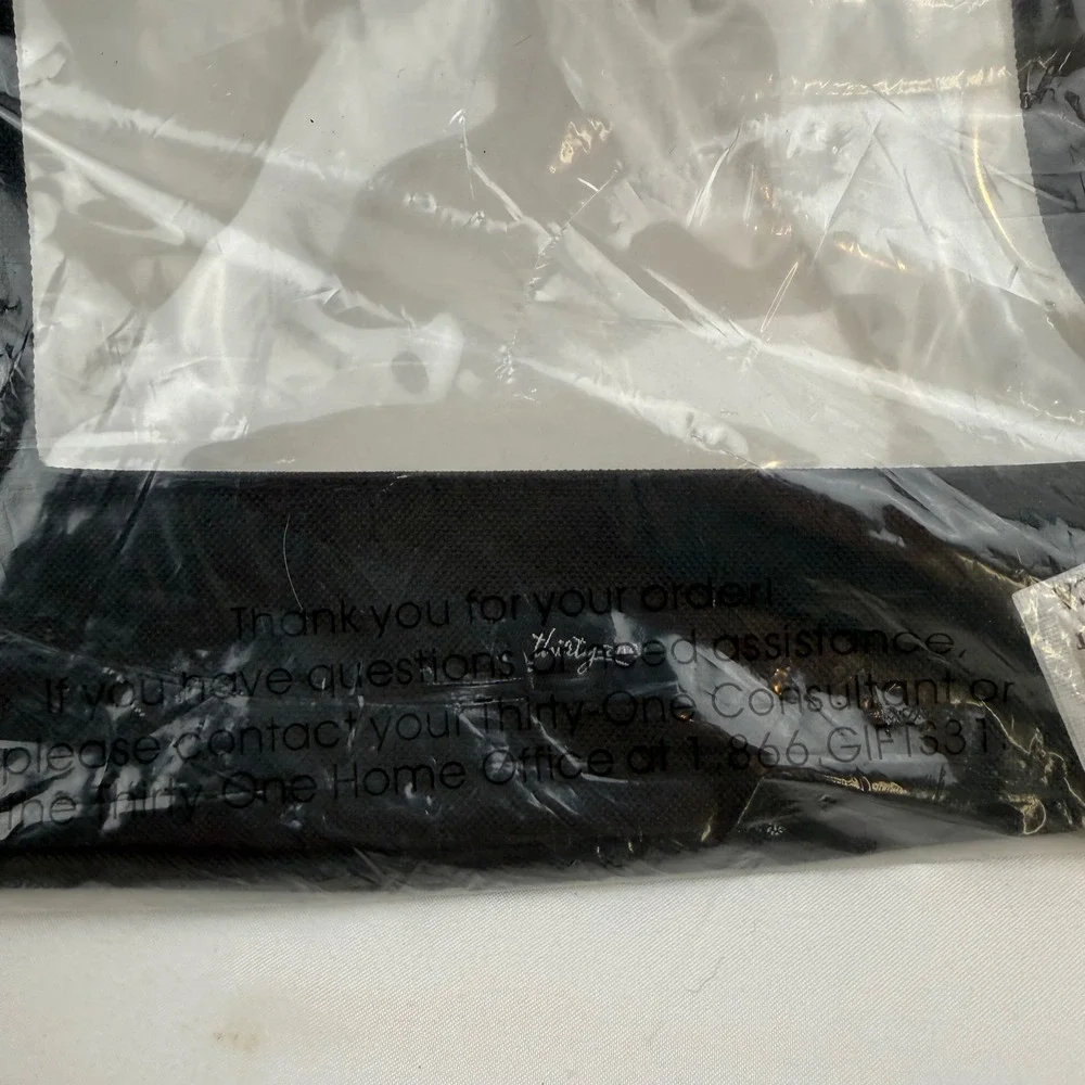 Thirty-One Top-A-Tote Lid for Large Utility Tote Black 4018002A0000 NIP
